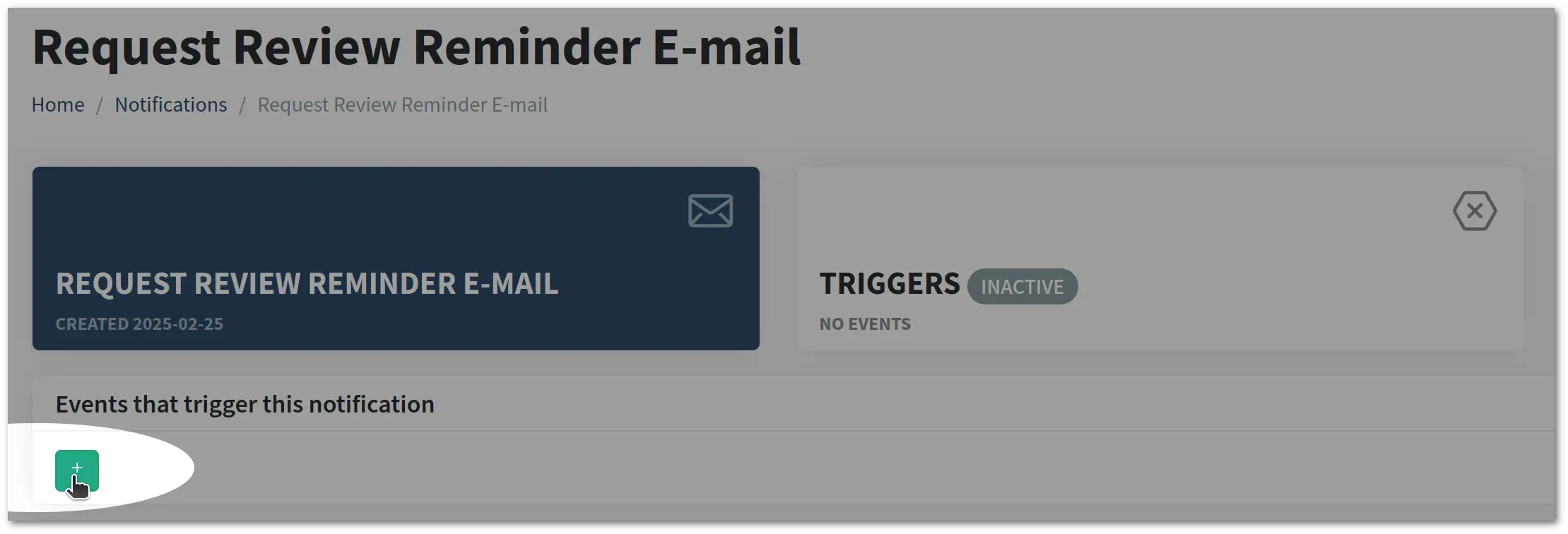 Add Notification Trigger